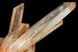 Tangerine Quartz Crystal Cluster - Madagascar #112800-1